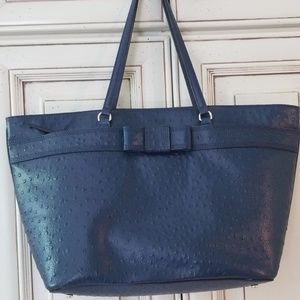 Kate Spade navy blue leather bag